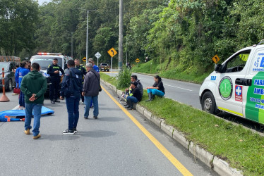 Muerte en la Panamericana ayer.