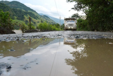 Charco en la vía Arma (Aguadas) - La Pintada