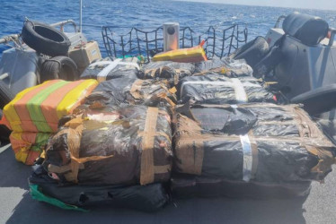 La droga fue incautada en aguas del océano Pacífico, en Nariño. Foto de referencia.