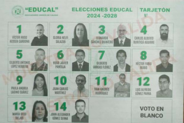  Foto I Archivo I LA PATRIA  El proceos de elección de la junta directiva del sindicato Educadores Unidos de Caldas (Educal) se podrá reanudar luego de un fallo judicial, a favor de esta organización.