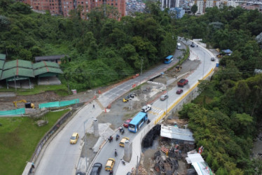 Obras intercambiador vial Los Cedros