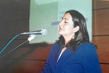 Foto|Cortesía Mauricio Quintero|LA PATRIA A Ángela Buitrago, recién nombrada ministra de Justicia, en reemplazo de Néstor Osuna, la consideran una amiga de la capital caldense.