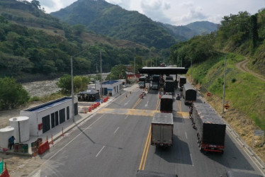 Peaje Supía, ubicado en la vía entre Manizales y Medellín.