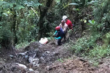 Cadáver hallado en ladera de Pácora (Caldas).
