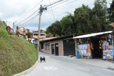 Esta es una calle del barrio Chachafruto de Manizales. El Concejo aprobó que a sus habitantes les entreguen las escrituras de los predios, a título de cesión o enajenación.