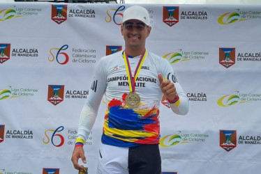 Juan Esteban Naranjo, campeón nacional élite de BMX.