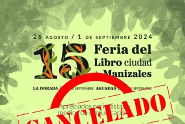 Los organizadores de la Feria del Libro de Manizales tenían programado para el miércoles 21 de agosto a las 8:30 a.m. la presentación oficial del evento a los medios de comunicación.