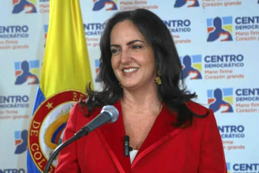 La senadora por el partido Centro Democrático María Fernanda Cabal.