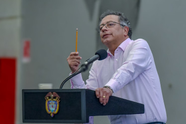 El presidente, Gustavo Petro. 
