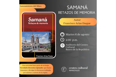 Participe del lanzamiento del libro en Manizales.