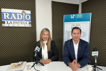 Judith Buelvas Pérez, presidenta de Emas by Veolia de Colombia y Panamá, y Andrés Felipe Falcerra, director de Operaciones industriales de Emas by Veolia para Colombia y Panamá. 