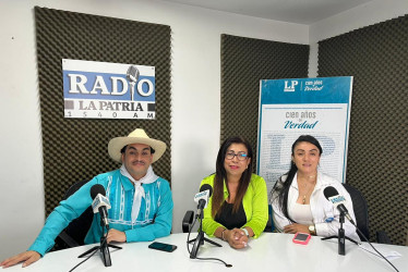 Gloria Córdoba, Ángela Milena Gómez Triana y Néstor Elí, de la UAM. 