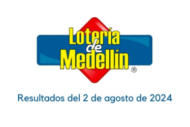 Lotería de Medellín 2 de agosto 2024