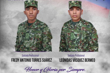 El Eln asesinó a dos soldados profesionales en el Catatumbo