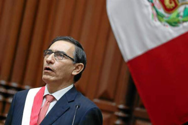 Foto | EFE | LA PATRIA  Continúan los problemas judiciales para el expresidente peruano Martín Vizcarra (2018-2020).