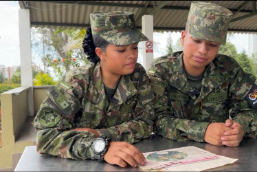 Los hermanos Aguirre. Foto del Ejército.