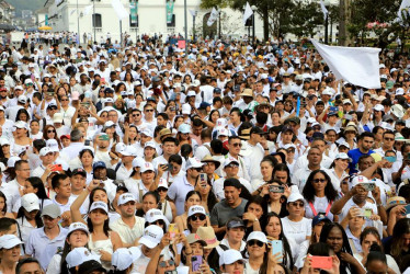 Miles de caucanos se manifestaron este viernes en Popayán para exigir el fin de la violencia.