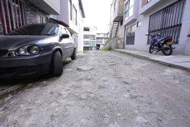 Este es el estado actual de la carrera 12E que según algunos vecinos debe ser pavimentada.