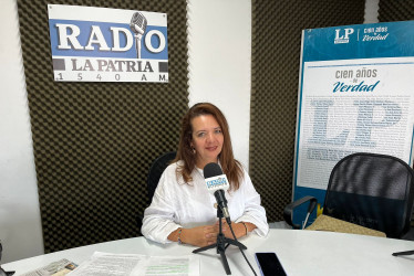 Lina María Cardona, profesional universitaria de la Secretaría de Salud de Manizales del programa de Salud Mental.