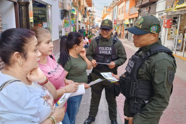 El Gaula de la Policía realiza campañas de manera permanente para evitar que ciudadanos caigan en los engaños.