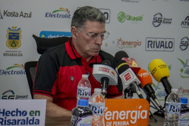 Luis Fernando Suárez técnico del Deportivo Pereira 