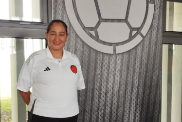 Ella es Bibiana Martínez, la manizaleña que integra el seleccionado nacional que jugará desde esta semana el Campeonato Suramericano.