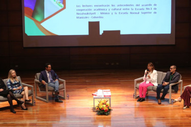 Directivos mexicanos y colombianos compartieron experiencias académicas en el auditorio K de la Universidad Nacional. 