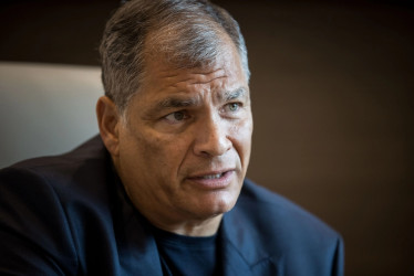 Rafael Correa, expresidente de Ecuador, tiene asilo político en Bélgica.