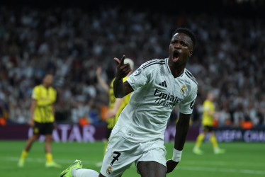 Vinícius Junior, el más opcionado a ser el Balón de Oro 2024, marcó tres goles en la remontada del Real Madrid ante el Borussia Dortmund y se consagró como el mejor jugador del partido.