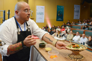 En las experiencias gastronómicas del día, el turno fue para Andrew Arrieta, del restaurante Acai de Bogotá.