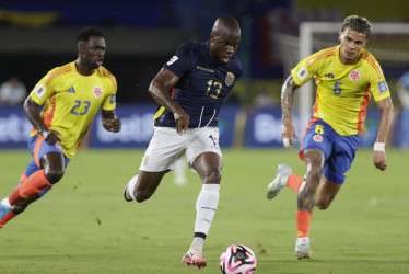 Enner Valencia fue el autor del único tanto del partido entre Ecuador y Colombia.