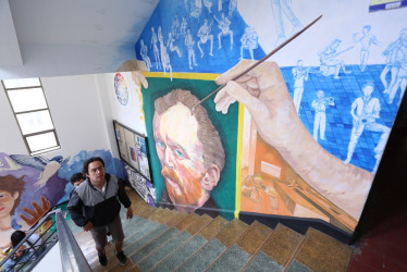 Así lucen las escaleras del Palacio de Bellas Artes. 