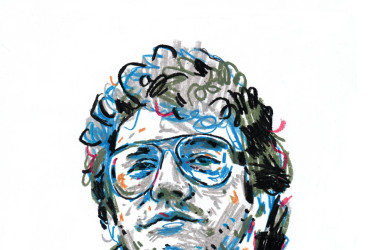 Julio Daniel Chaparro, una ilustración del artista Santiago Guevara.