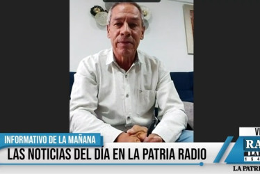 Jorge Iván Castaño, corresponsal en Neira del periódico LA PATRIA. 