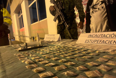 Lo que les encontraron a los detenidos.