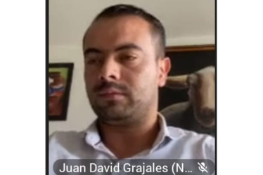 Juan David Grajales Marulanda, alcalde de Marulanda (2020-2023).