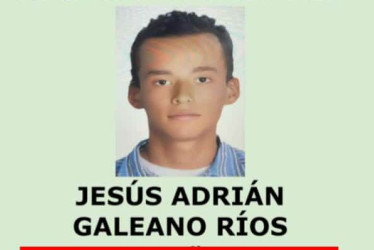 Jesús Adrián Galeano Ríos, de 29 años.