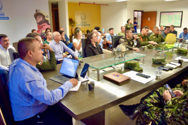 Mesa de seguridad tras robo a ciclistas en vía entre Armenia y Salento.
