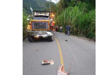 La Fiscalía reconstruirá los hechos de un accidente en la vía Neira - Aranzazu. 