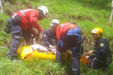 Atendieron Bomberos, GER y Defensa Civil.