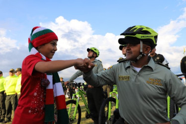El contacto con la comunidad será clave. Fotos de la Policía.