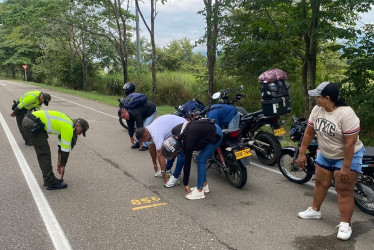 Con actividades pedagógicas, la Policía busca disminuir la accidentalidad en temporada de fin de año en Caldas.