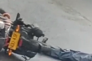 Accidente de este jueves.