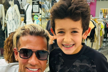 Luca Giraldo cumplió su sueño y tuvo el mejor regalo de navidad, tomarse una foto con su ídolo 