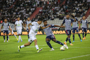 Once Caldas y Junior jugaron el pasado miércoles en el estadio Palogrande.