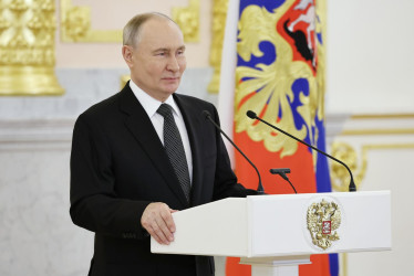 Vladímir Putin, presidente de Rusia. 