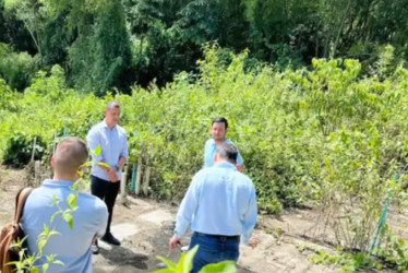 Este es el terreno en el que se inició el proyecto Valles de Canaan que fue abandonado por el contratista. 