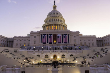  Desde este domingo, 12 de enero, comenzaron los ensayos en el Capitolio para la ceremonia de posesión de Donald Trump como presidente de Estados Unidos. 