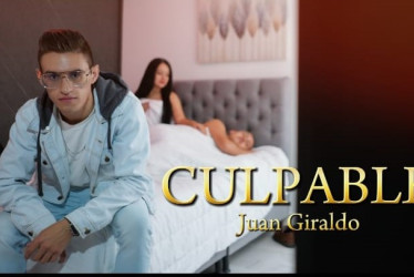 Juan Giraldo ya tiene tres canciones disponibles en Youtube. Culpable es su más reciente sencillo.