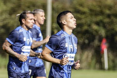 El Once Caldas entrenó esta semana en el hotel Termales El Otoño previo a su viaje a Medellín. 